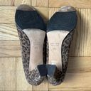 Taryn Rose  Leopard Peep Toe Suede Pumps 9 US Photo 9