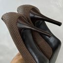 Colin Stuart Pointed Toe Snake Leather Heels Photo 5