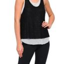 Koral  Villa Tank Top in Black White Photo 2