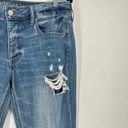 American Eagle  Women's Distressed Boyfriend Jeans Blue Denim Medium Wash Size 8 Photo 7