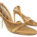 Bottega Veneta  Stretch Chain Ankle Strap Nappa Leather Heel Mesh Pumps Photo 0