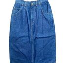 Lee  Women’s Dark Wash Denim Jean Maxi Pencil Skirt   Size Vintage Photo 0