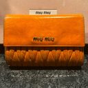 Miu Miu 🧡🧡🧡 Marvelous  Tangerine Leather Wallet🧡🧡🧡 Photo 0