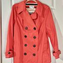 st. john's bay Red coral pea coat jacket, XL St John’s Bay Photo 0