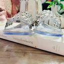 Wild Diva Lounge NEW Chained Clear Jelly Slides Photo 8