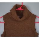 J.Crew  Factory Turtleneck Sweater Tank Brown Sleeveless Pullover Wool Blend XXS Photo 1