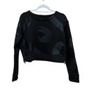 Sweaty Betty  Neoprene Long Sleeve Side Zip Pullover Workout Top Black Size S Photo 5