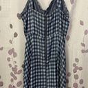 JC Penny Blue Checkered Spring Dress Photo 3