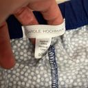 Carole Hochman Blue & White Elastic Drawstring Waist Pull On Sleep Shorts Small Photo 3