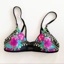 Rip Curl  Floral Mesh Bikini Top Size Small Photo 0