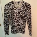 Ann Taylor  animal print cardigan size XS Photo 1