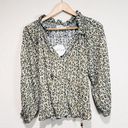 Petal and Pup  Green Cheetah Blouse NWT - Size 2 Photo 0