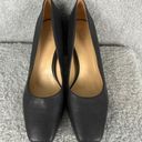 Naturalizer  Women’s Black Square Toe Pumps Faux Leather Size 12 NWOB Photo 2