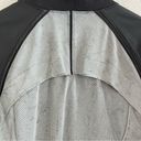 Lululemon  Var-City Bomber Jacket Black Silver-Gray Front Zip 8 Photo 4