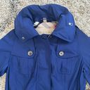 Burberry EUC  BRIT Royal Blue Belted Jacket Photo 4