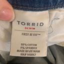 Torrid  Women's First At Fit Blue Bootcut Denim Jeans Size 22 Photo 3