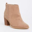 Torrid  natural perforated stacked bootie size 9.5 Photo 0