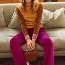 Current/Elliott Anthropologie x  Jarvis Corduroy Flare Pants in Wild Aster Photo 0