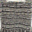 Ann Taylor  Mixed Tweed Fringe Ruffle Skirt Size 16, Lined, Boho Chic Office Wear Photo 8