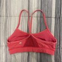 Lululemon  Salmon Pink Flow Y sportsbra IV in Boom Juice Photo 3