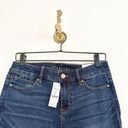 White House | Black Market NWT  Embroidered-Hem Straight Crop Jeans Size 6 Petite Photo 7