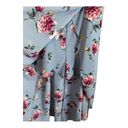 I.N. San Francisco  Blue Floral Cold Flutter Shorts High Low Skirt Dress Size 13 Photo 5