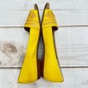 Latigo NEW  “Mabel” Yellow & Tan Woven Leather Western Style Flats Size 10 Photo 2