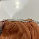 Orange Tulle Maxi Skirt Size L Size L Photo 7