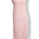 David's Bridal David’s Bridal Long Mesh Dress Illusion Neckline Photo 1