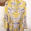 Free People $128 Field Of Butterflies Gold Tunic Dress Size Small Photo 6