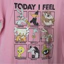 Krass&co 🦋 Port &  Pink Looney Tunes Funny Emotions Short Sleeve T-Shirt XL Photo 1
