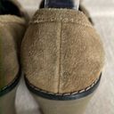 Tommy Hilfiger  Suede Chunky Pumps with Tassels‎ Olive Green Size 5.5M Photo 4