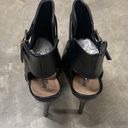 Charlotte Russe  black Open Toe Ankle Heel Bootie Women’s Size 10 Photo 2