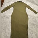 Naked Wardrobe  Green Bodycon Midi Dress Sz 2x Photo 13