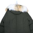 Sam Edelman  Womens M Faux Fur Trim & Faux Shearling Lined Hooded Coat NEW Photo 4