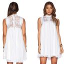 Free People $148 PRE OWNED  Ivory Combo Penny Georgette Babylon Dress XS Photo 1