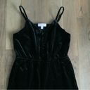 Popsugar Woman’s Velour Black Jumpsuit Size Medium Photo 5