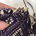 Becca {} Purple Crotchet Bandeau Bikini Top Photo 3