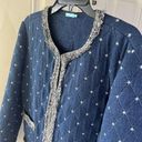 J. McLaughlin  NEW Helene Quilted Jacket in Diamond Jacquard size Xl Women’s Photo 7