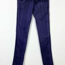 Tripp NYC Vintage Y2K  Dark Purple & Black Wash Low Rise Skinny Jeans Size 0 Photo 0