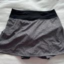 Lululemon Grey / Black  Tennis Skirt Photo 0