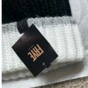 Frye  knit beanie black with white trim Photo 2