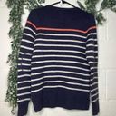 The North Face  | women wool crew neck sweater striped elbow patches Photo 10