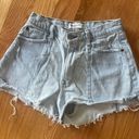 Abercrombie & Fitch High Rise Denim Shorts Photo 0