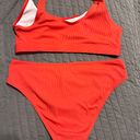 SheIn Red High Waisted Bikini Photo 1