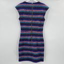 Elliatt  Lorelai Dress Striped Metallic BodyCon Dress Zip Up Women's Size Small Photo 6