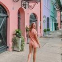 BDG Peach Pink Romper Photo 2