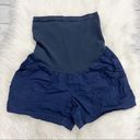 Motherhood Maternity  Blue Shorts Photo 0