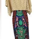 Flying Tomato  Maxi Dress Womens Medium Lace Boho Paisley Geometric Photo 7