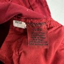 Tripp NYC  red denim zip punk goth Emo Skulls skinny pants Size 13 Photo 6